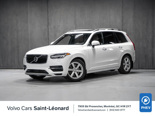 Volvo XC90 Recharge T8 MOMENTUM 2019 Blanc