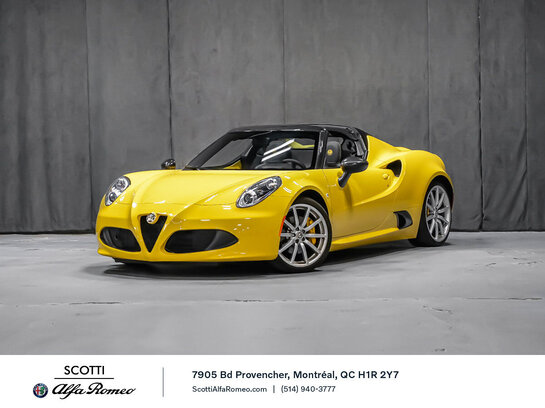 Alfa Romeo 4C SPYDER 2016 Jaune