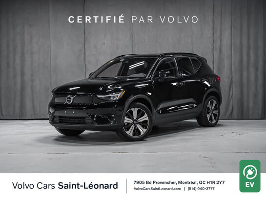 Volvo XC40 Recharge Pure Electric PLUS 2023 Noir