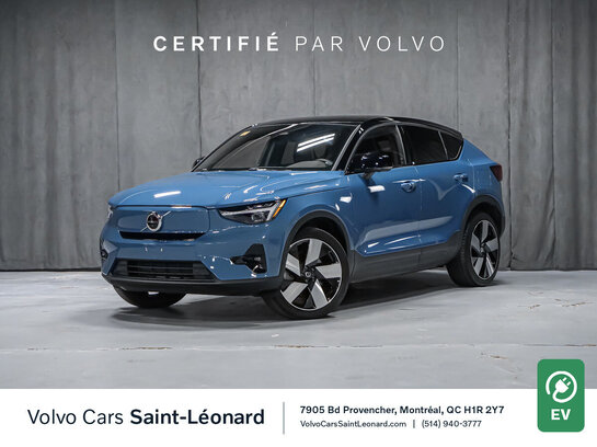Volvo C40 Recharge Pure Electric ULTIMATE 2022 Bleu