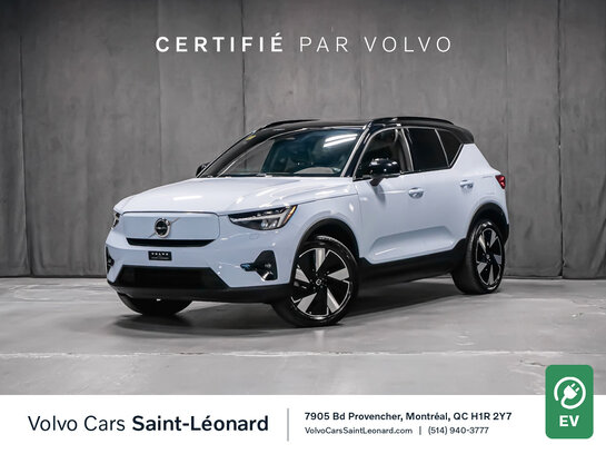 2024 Volvo XC40 Recharge Pure Electric PLUS Blue