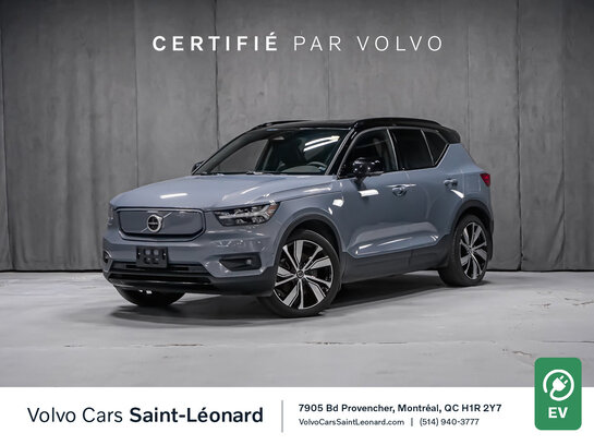 Volvo XC40 Recharge Pure Electric ULTIMATE CLIMATE 2022 Gris